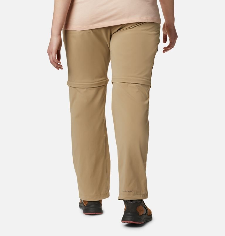 Columbia Saturday Trail II Convertible Bukse Dame Khaki | Plus Size 84932O